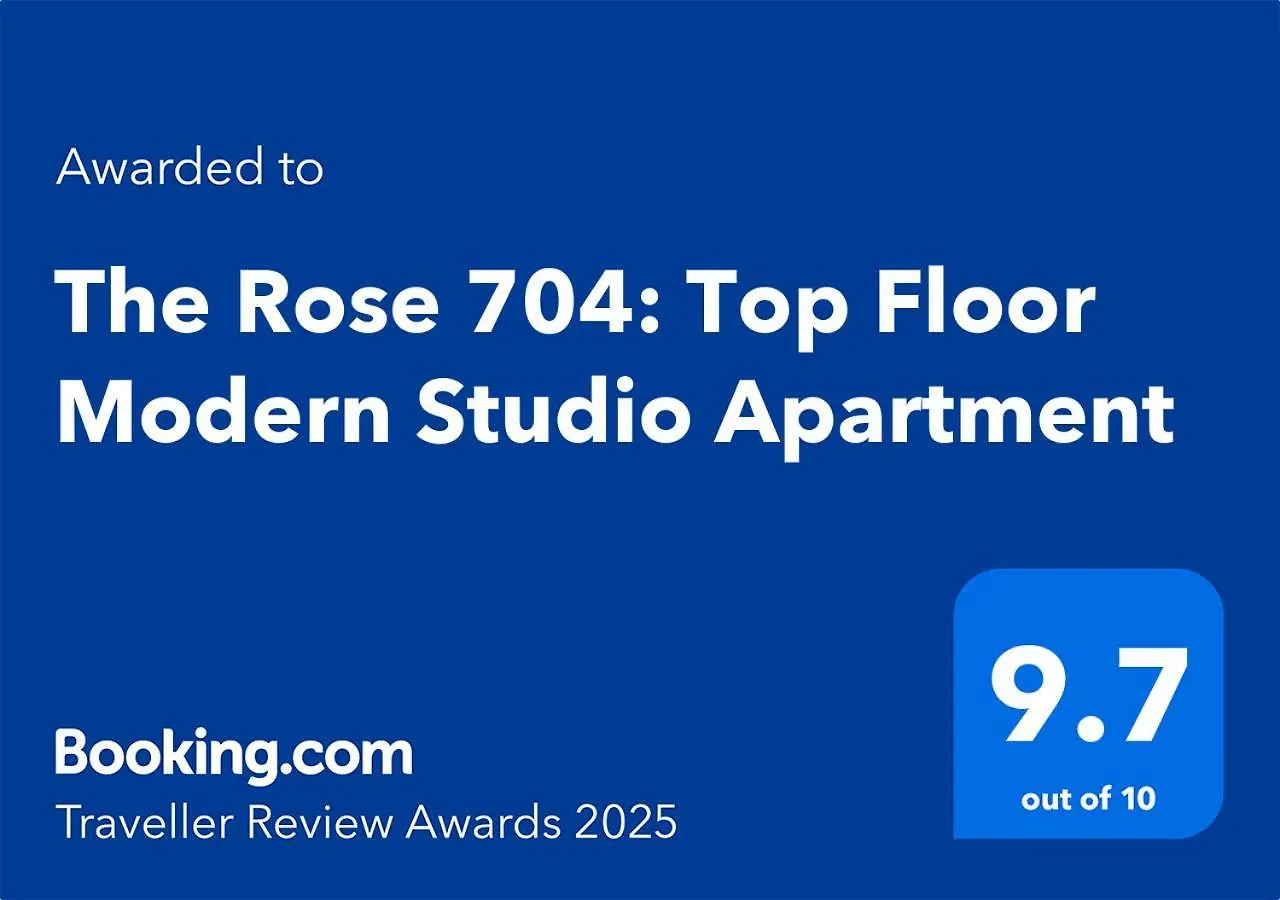 The Rose 704: Top Floor Modern Studio Apartment Kapstadt